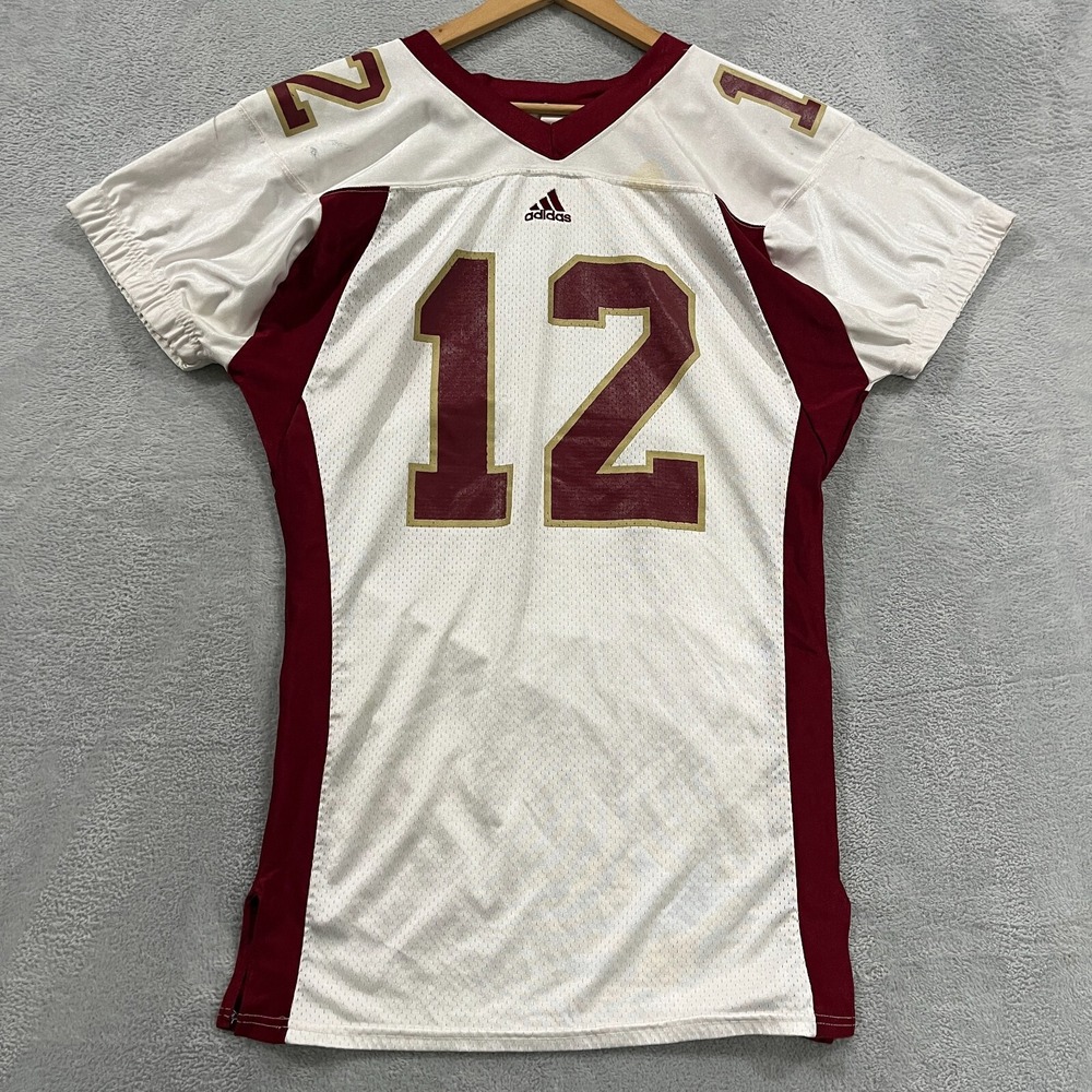 Adidas Shirt‎ Men's Small Jersey Football Vintage 80s USA Made White Red 12